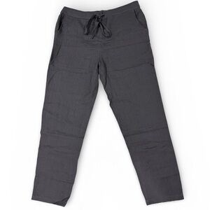 IXIMO Womens Gray Casual Pants Size L 100% Linen.